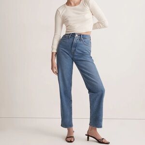 Madewell‎ The Perfect Vintage Straight Jean in Earlwood Wash Size 27